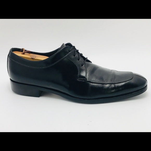 Salvatore Ferragamo Apron Toe Derby 11 EE Black Leather Formal Wedding Business Salvatore Ferragamo | Shoes | Salvatore Ferragamo Apron Toe  main image 3